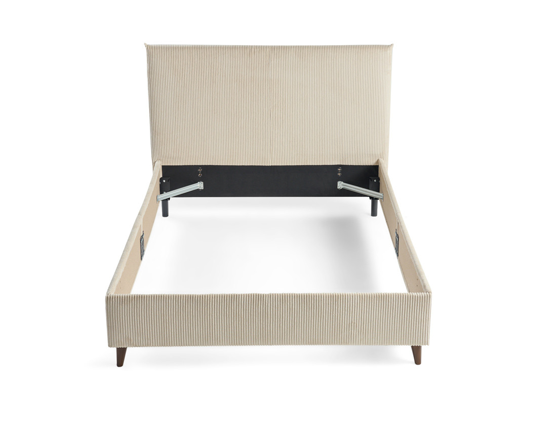 Cadre de lit 160x200 cm en velours côtelé Botticelli