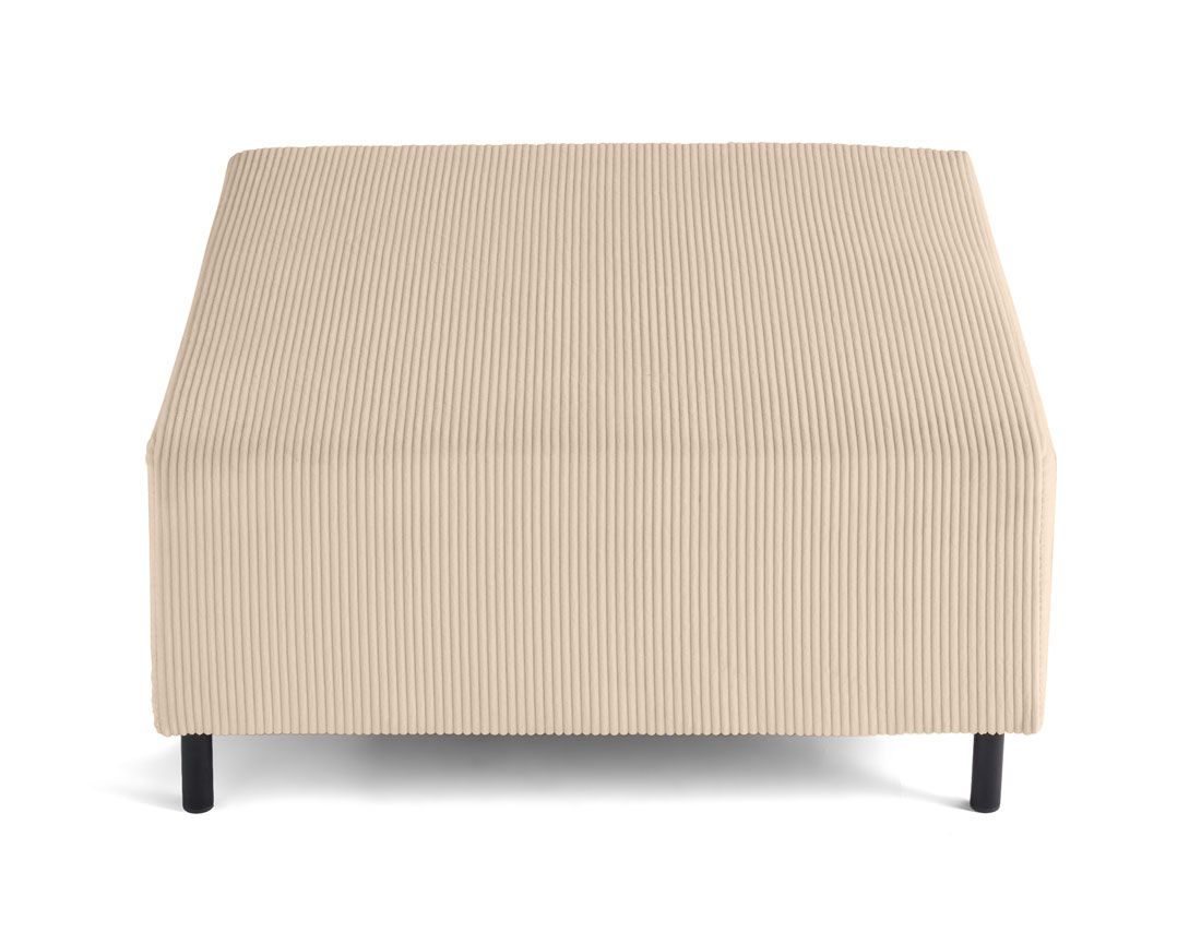 Edinburg - pouf modulable - en velours côtelé Lisa Design
