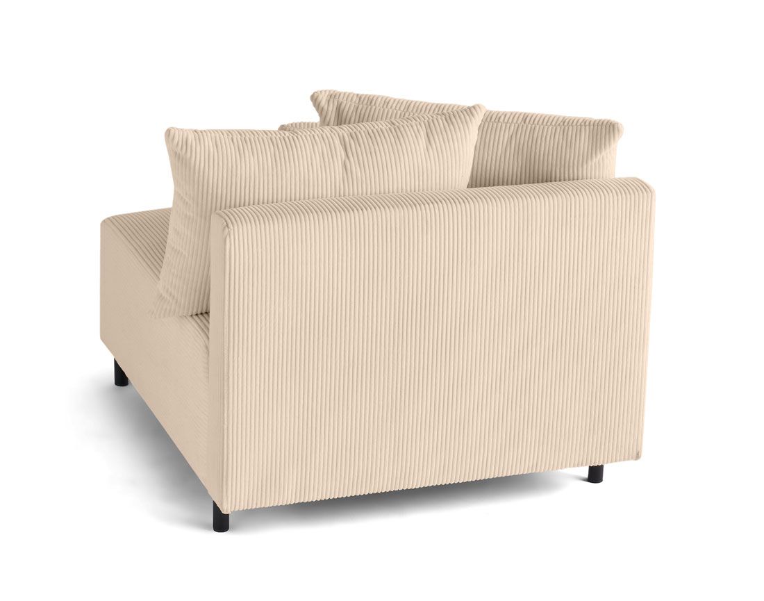 Edinburg - module d'assise sans accoudoirs - en velours côtelé Lisa Design
