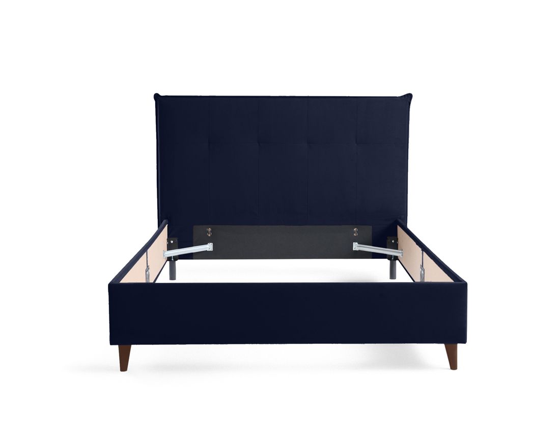 Dali - cadre de lit - 140x190 - en velours Bestmobilier