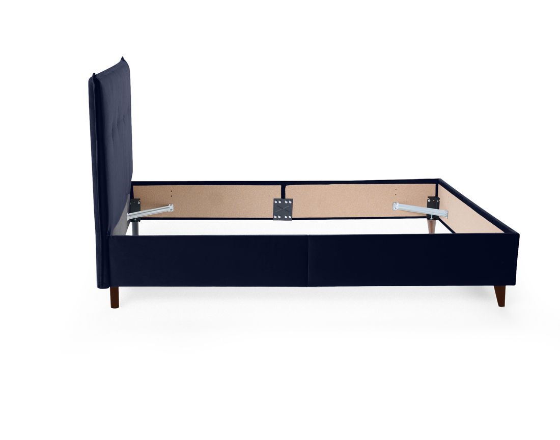 Dali - cadre de lit - 140x190 - en velours Bestmobilier