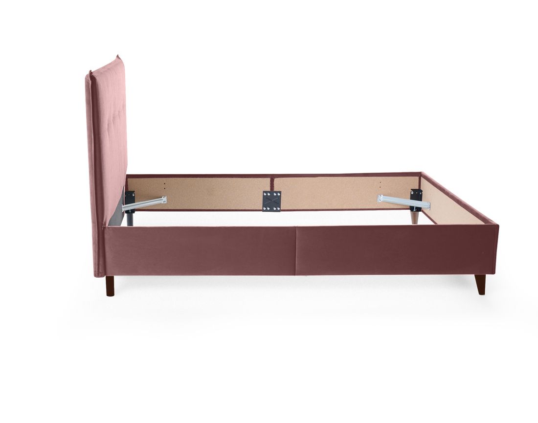 Dali - cadre de lit - 140x190 - en velours Bestmobilier