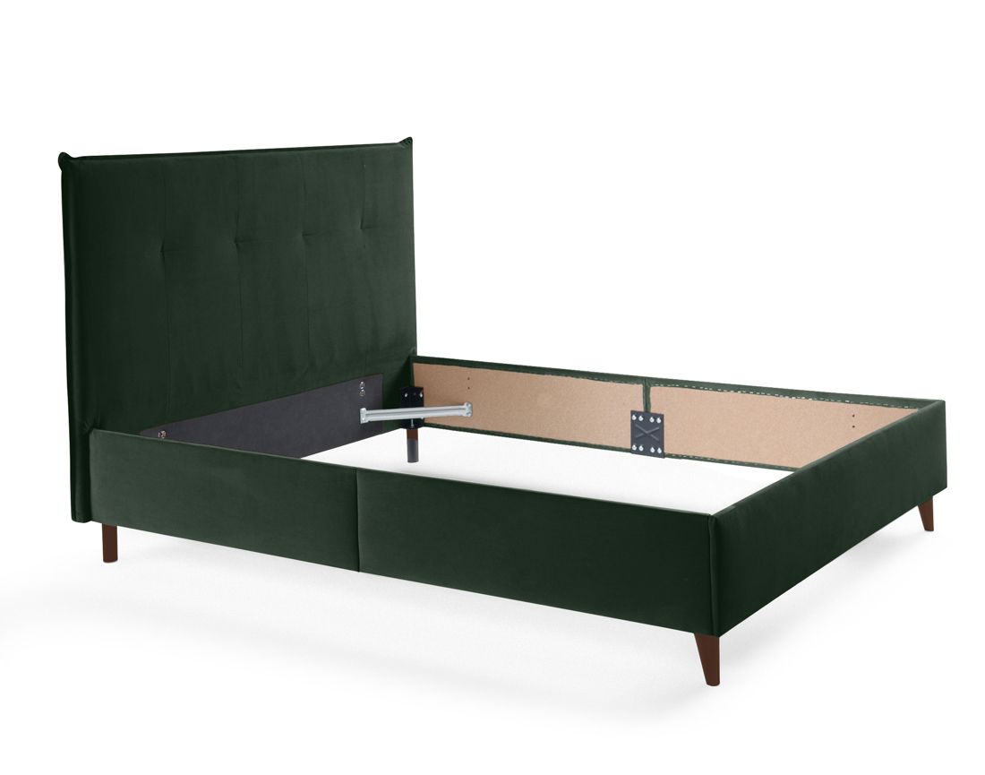 Dali - cadre de lit - 140x190 - en velours Bestmobilier