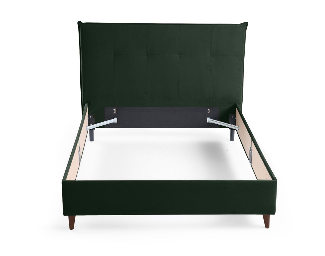 Dali - cadre de lit - 140x190 - en velours Bestmobilier