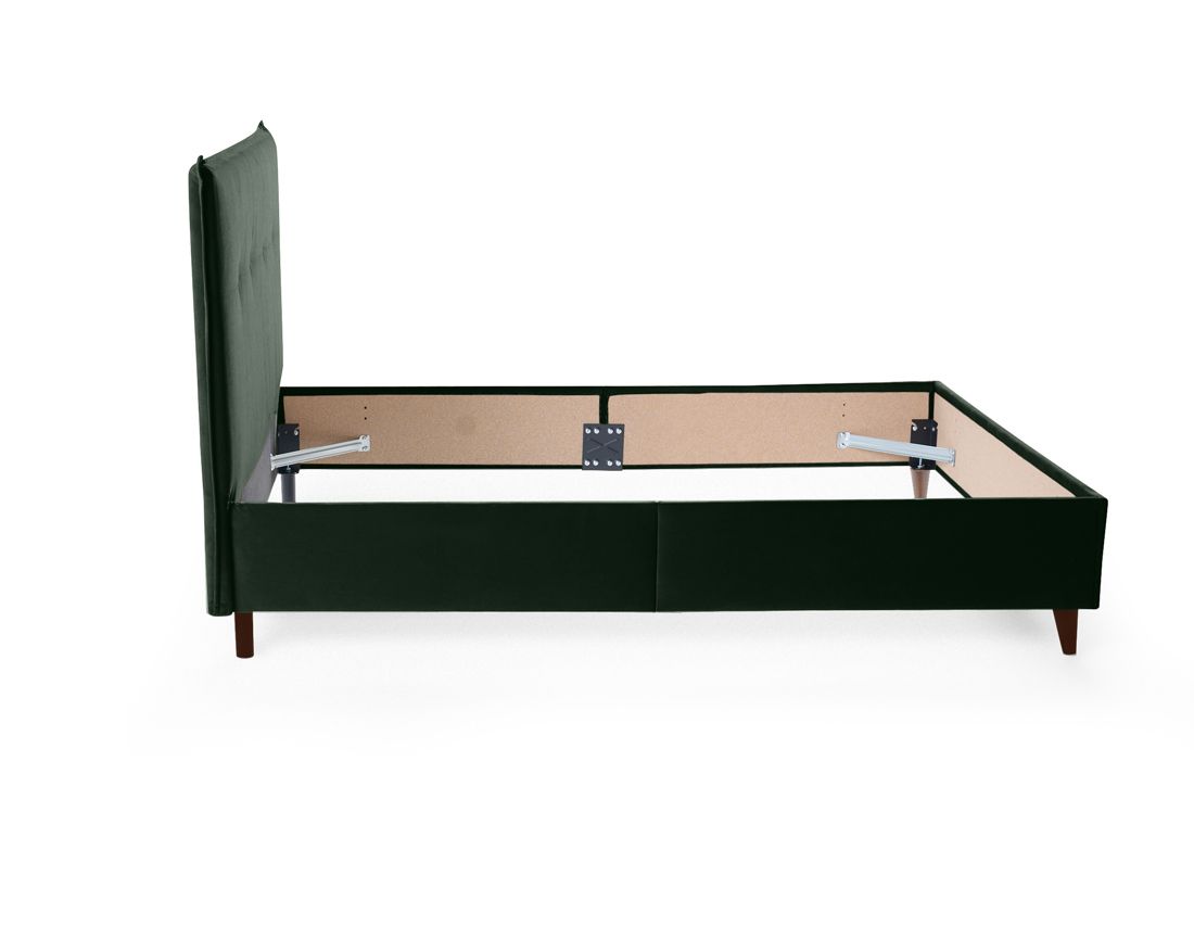 Dali - cadre de lit - 140x190 - en velours Bestmobilier