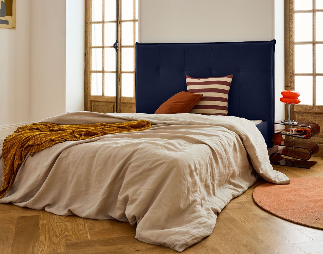 Dali - cadre de lit - 160x200 - en velours Bestmobilier