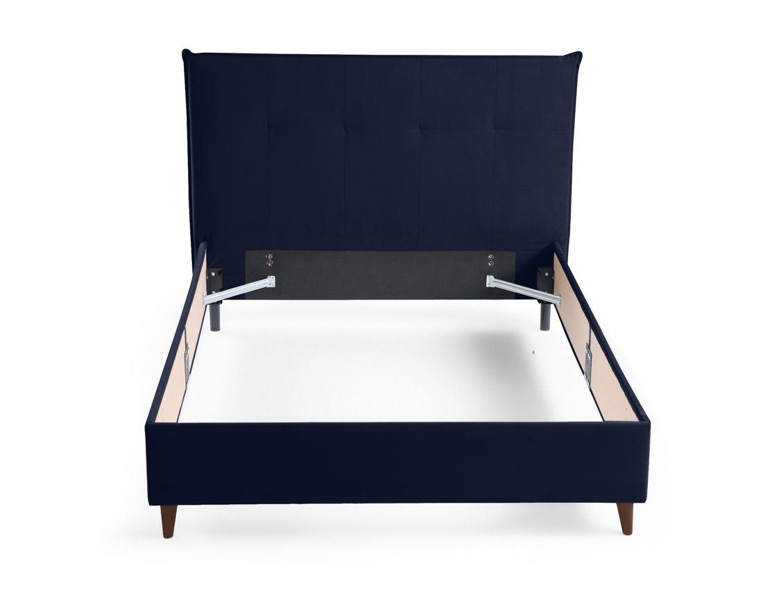 Dali - cadre de lit - 160x200 - en velours Bestmobilier