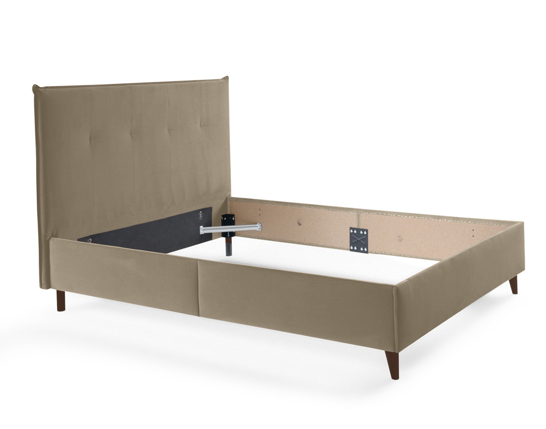 Cadre de lit 160x200 cm en velours Dali