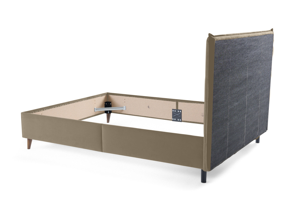 Cadre de lit 160x200 cm en velours Dali