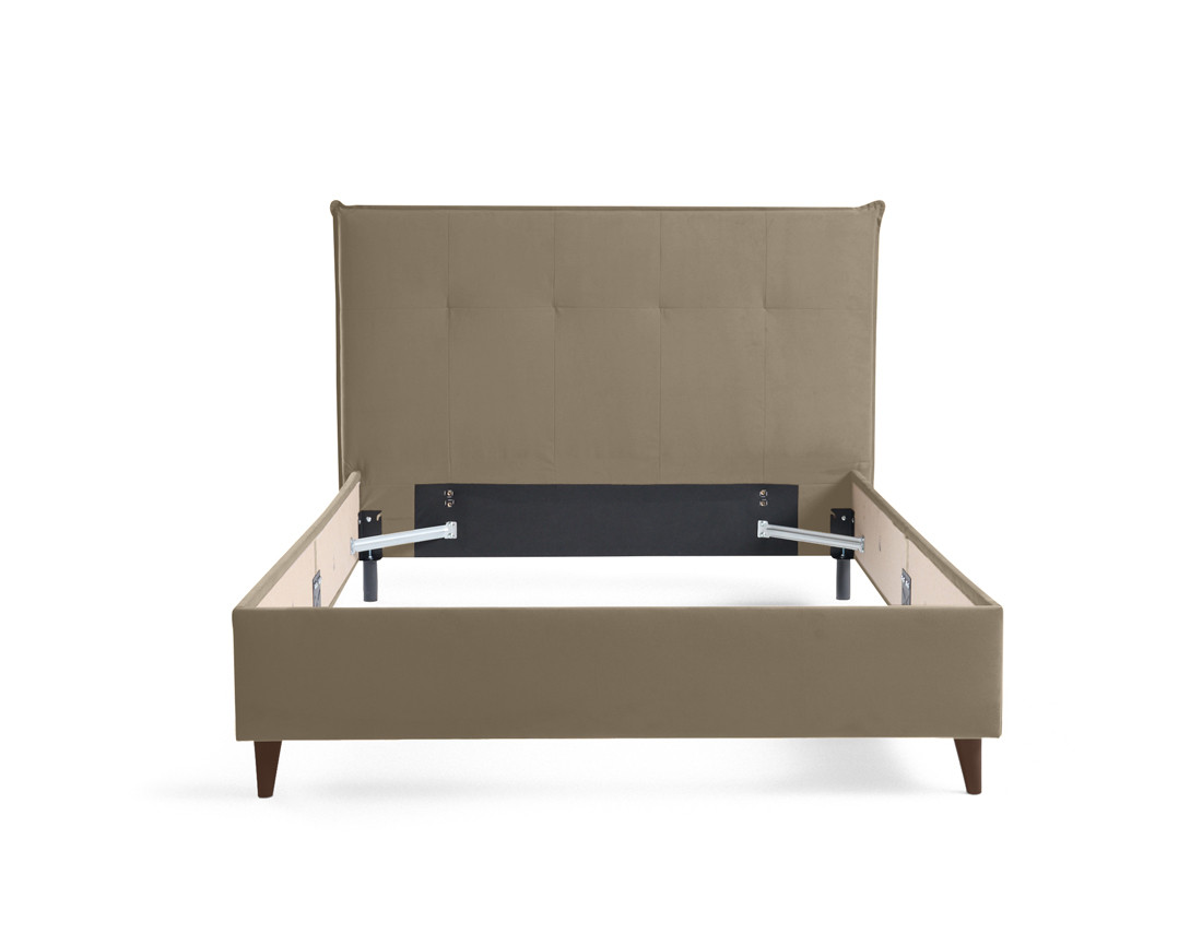 Cadre de lit 160x200 cm en velours Dali