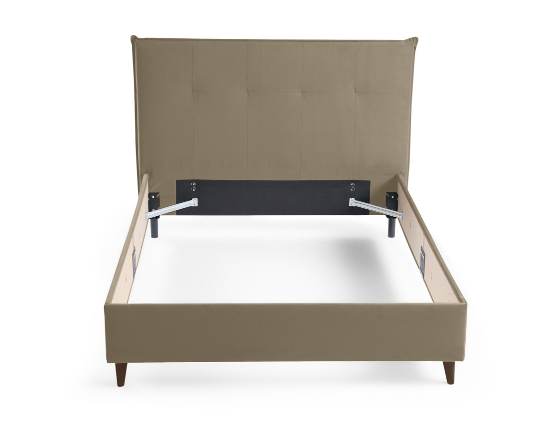 Cadre de lit 160x200 cm en velours Dali