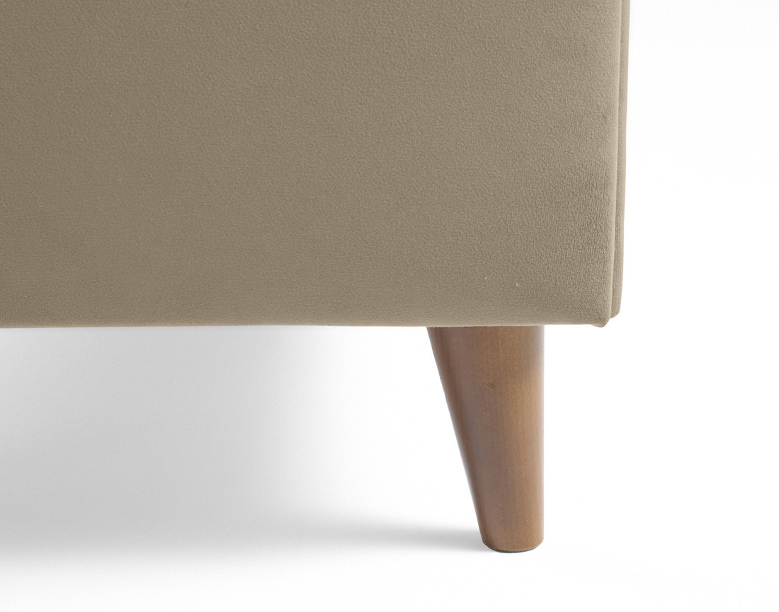 Cadre de lit 160x200 cm en velours Dali