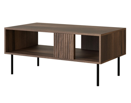 Table basse bois 1 niche 100 cm Franco