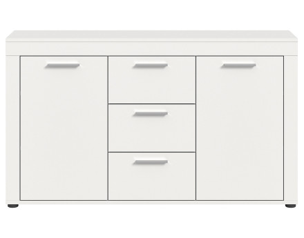 Buffet bas blanc 125 cm Stafford