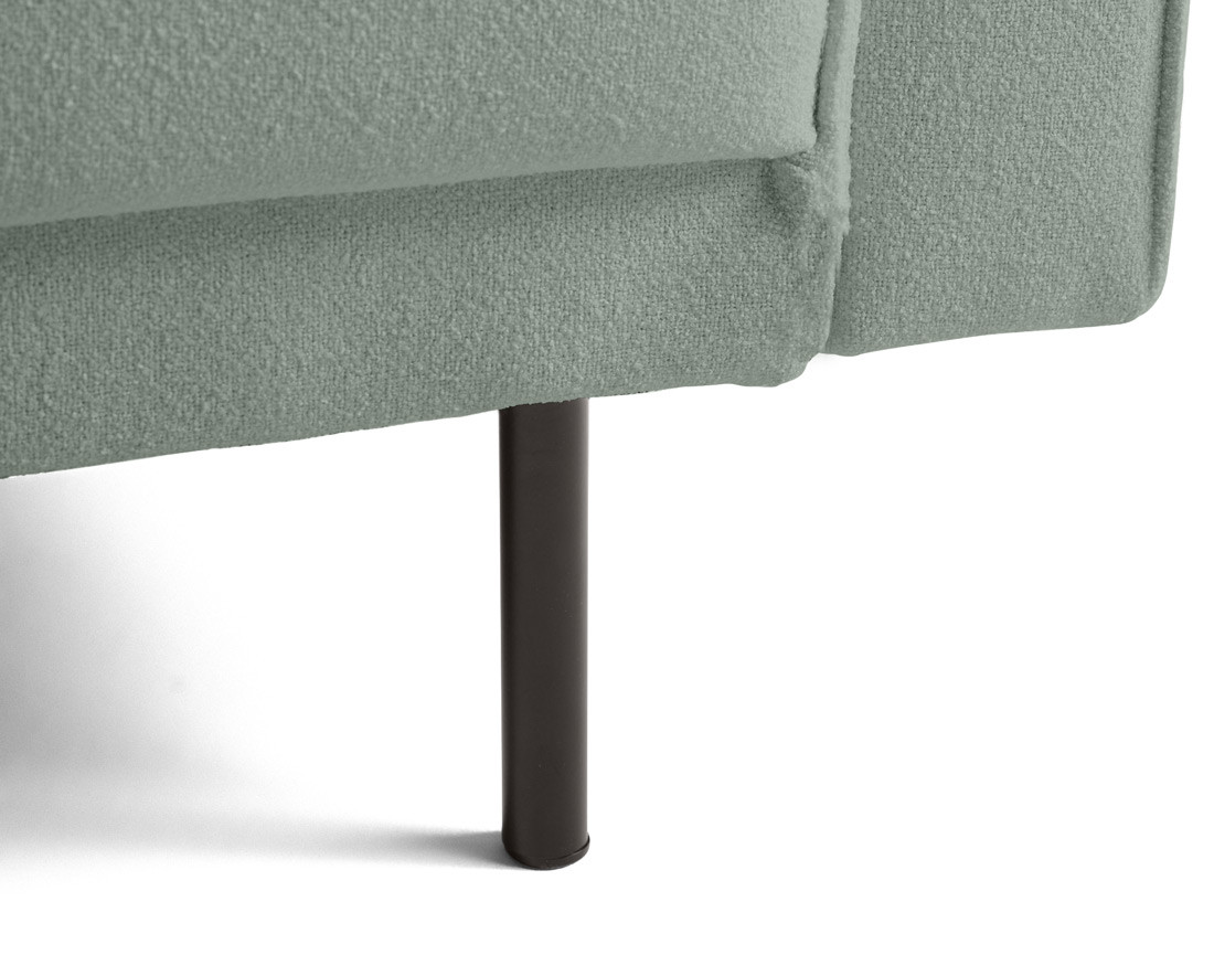 Fauteuil pieds hauts en tissu Charlie