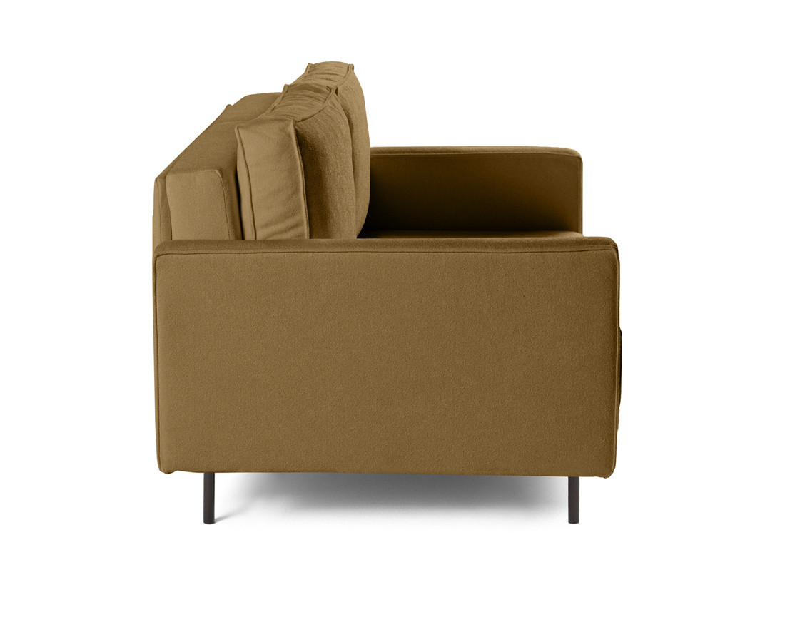 Canapé droit 2 places en tissu Charlie