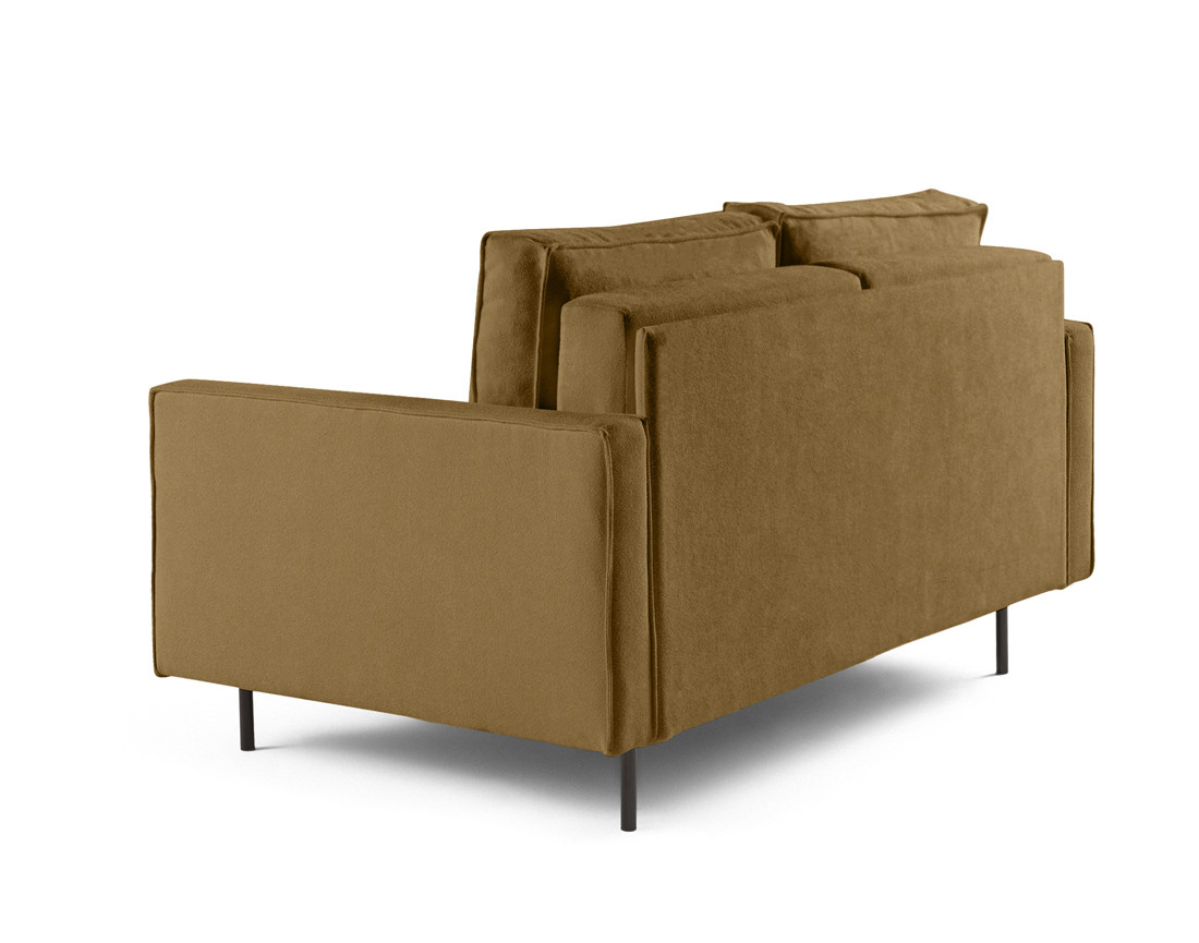 Canapé droit 2 places en tissu Charlie