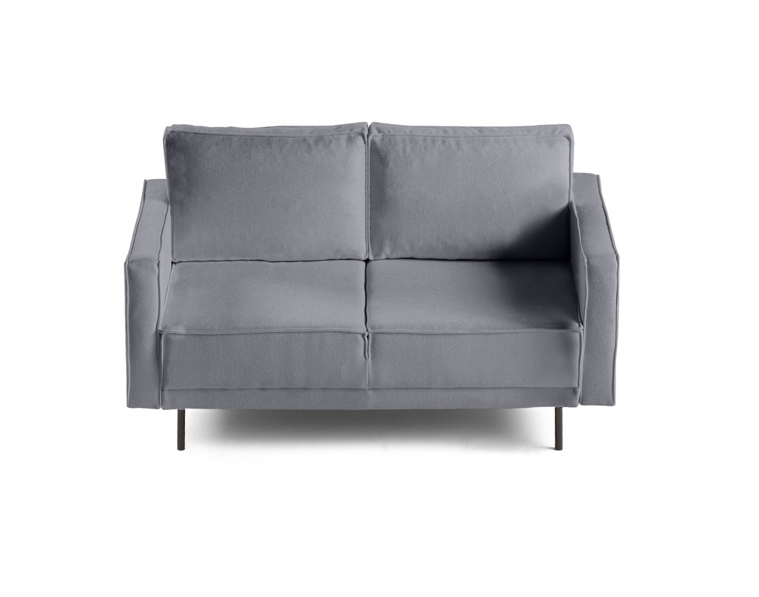 Canapé droit 2 places en tissu Charlie