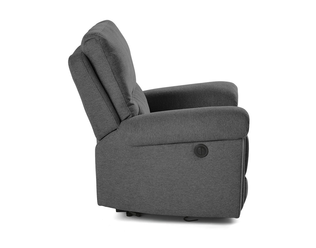 Fauteuil relax électrique en tissu Jasmin