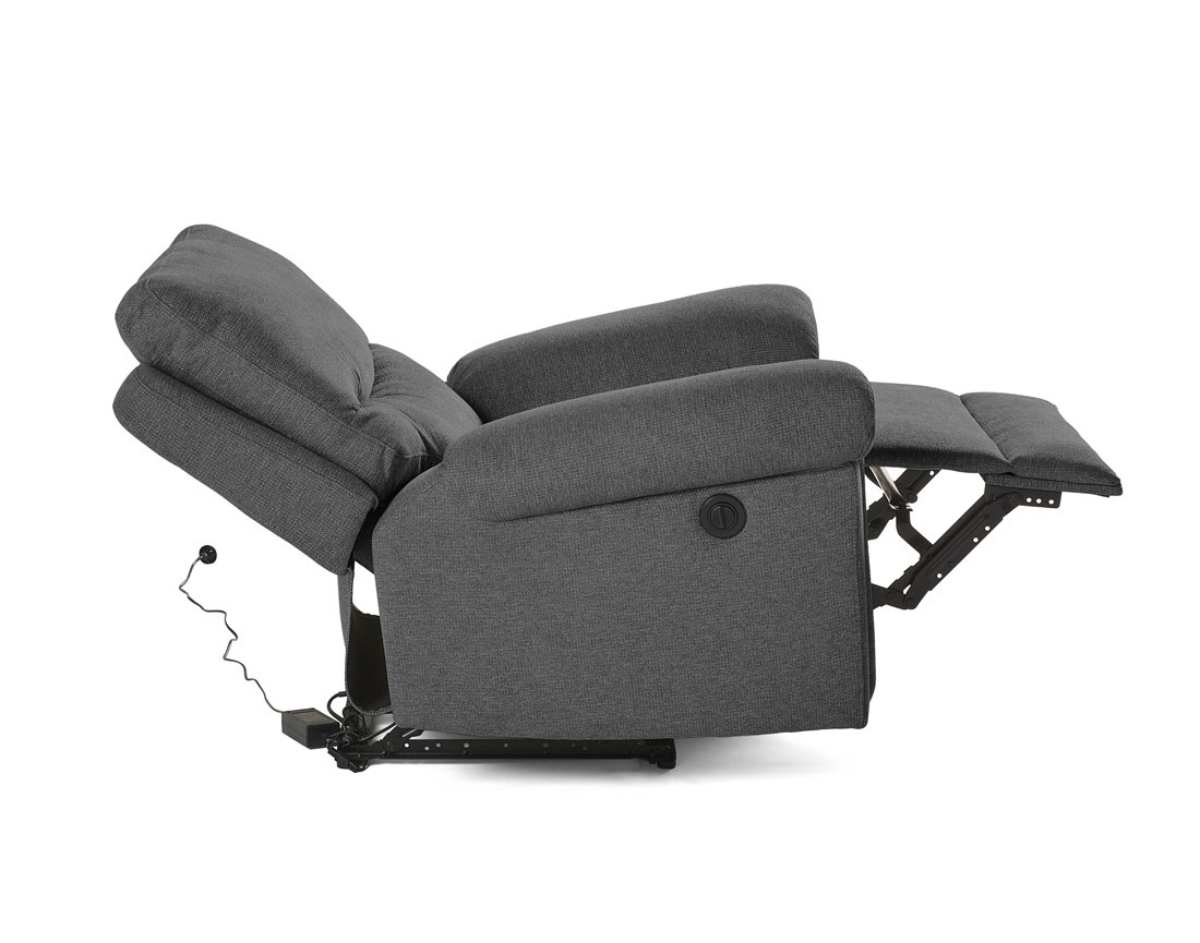 Fauteuil relax électrique en tissu Jasmin