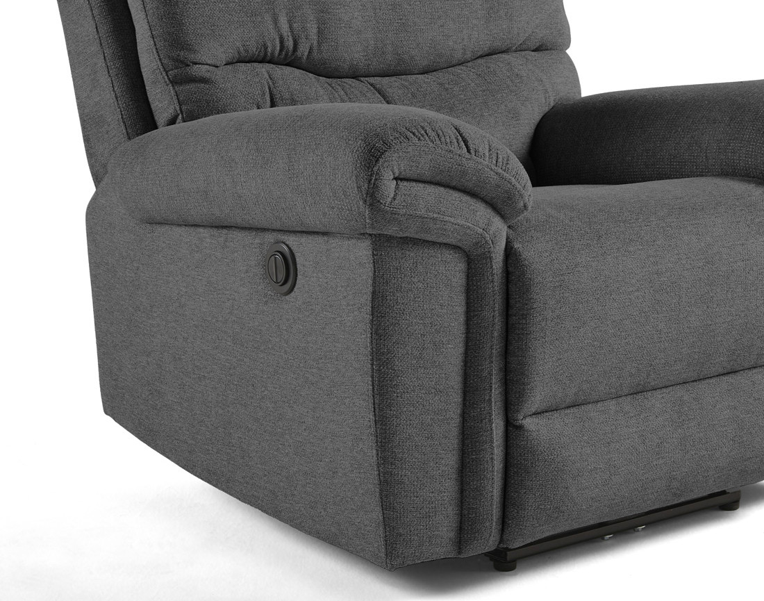 Fauteuil relax électrique en tissu Jasmin