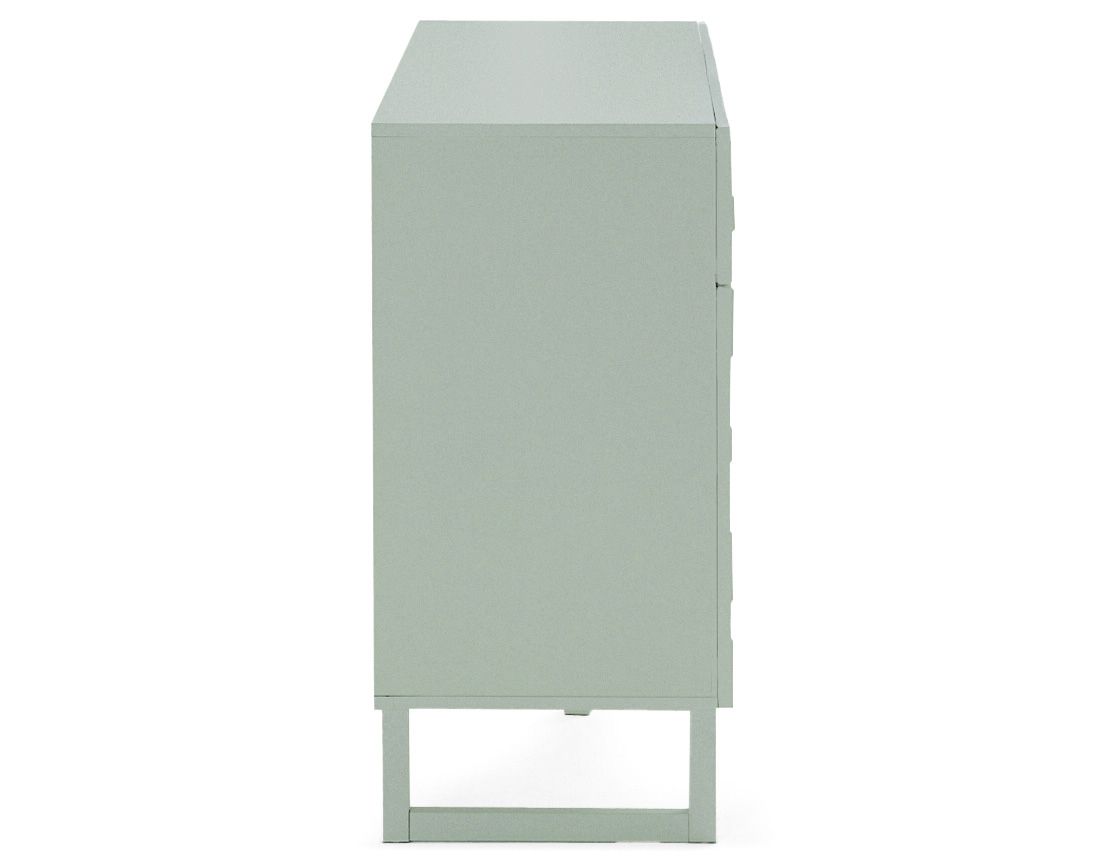 Sofia - buffet bas - vert sauge mat - 110 cm Bestmobilier