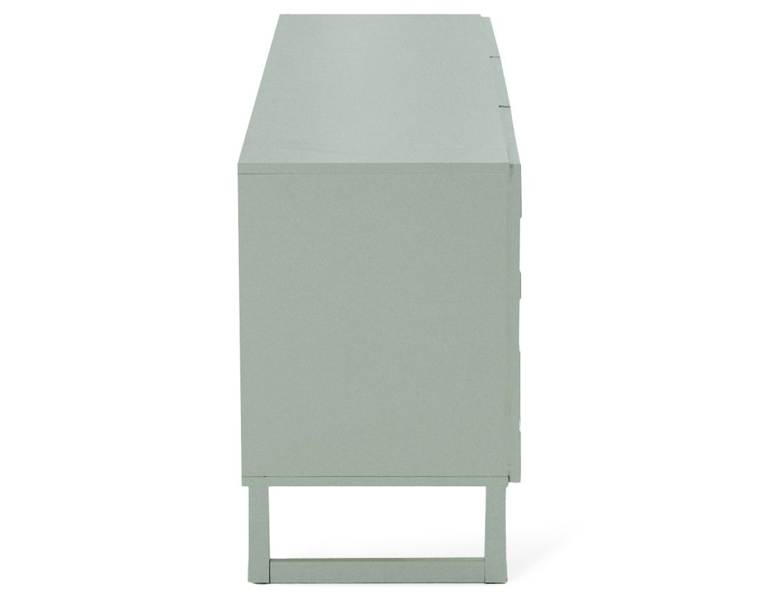 Sofia - meuble TV - vert sauge mat - 165 cm Bestmobilier
