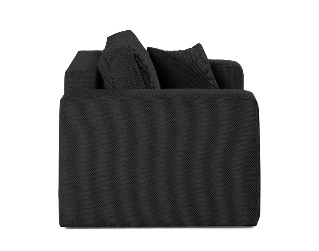 Fauteuil en velours texturé Topaze