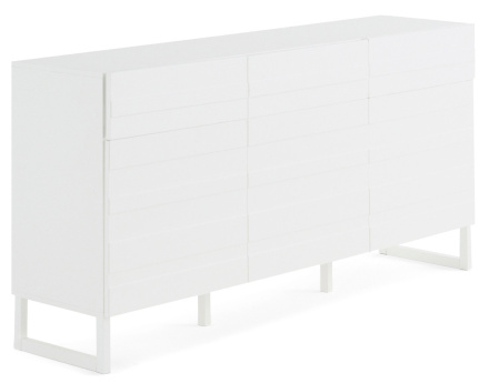 Buffet bas blanc 165 cm Sofia