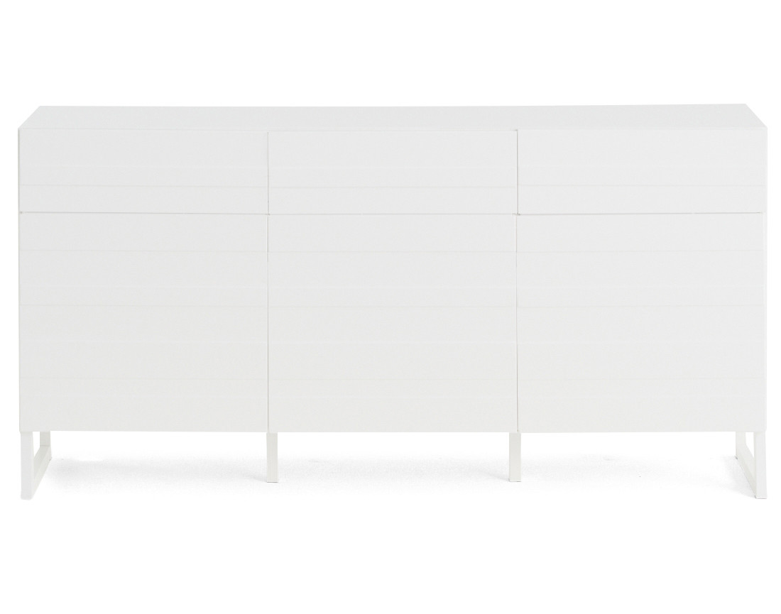Buffet bas blanc 165 cm Sofia