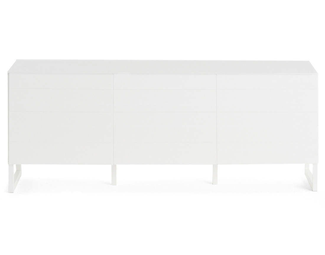Meuble TV blanc 165 cm Sofia