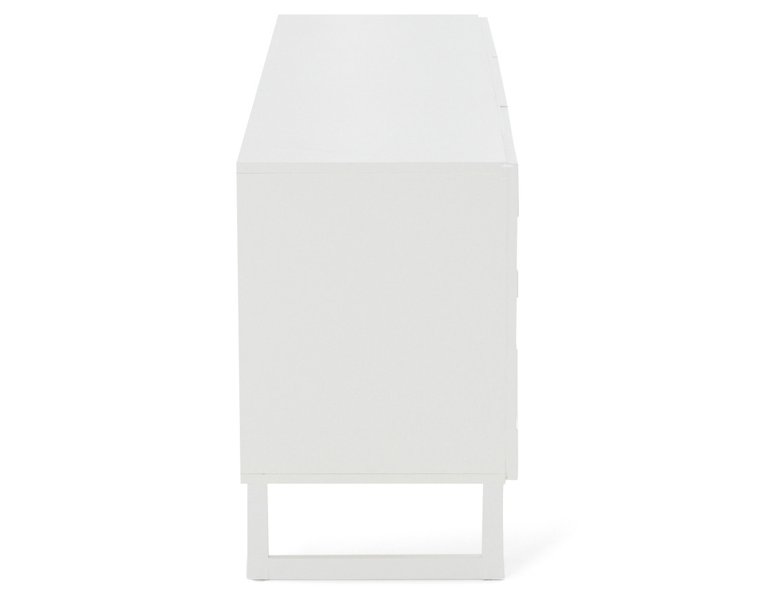 Meuble TV blanc 165 cm Sofia