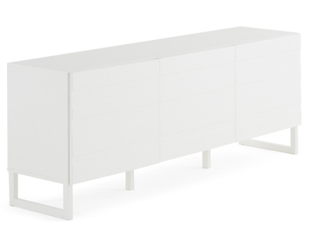 Meuble TV blanc 165 cm Sofia
