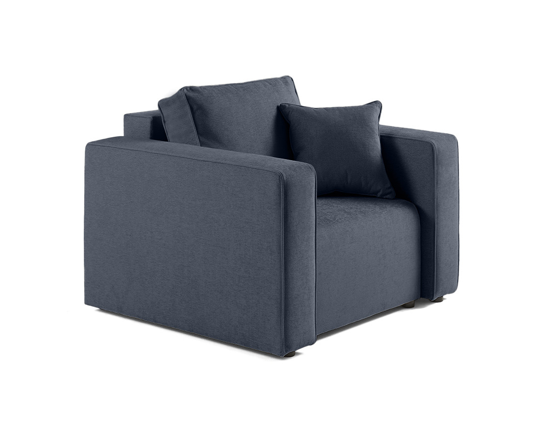 Fauteuil en tissu Topaze
