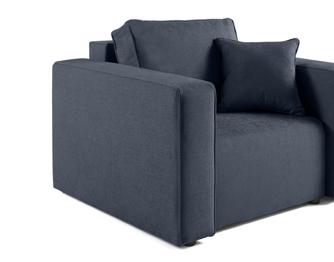 Fauteuil en tissu Topaze