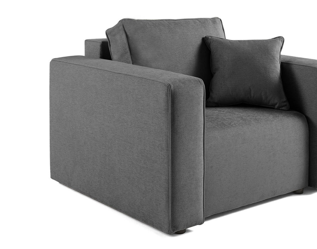 Fauteuil en tissu Topaze