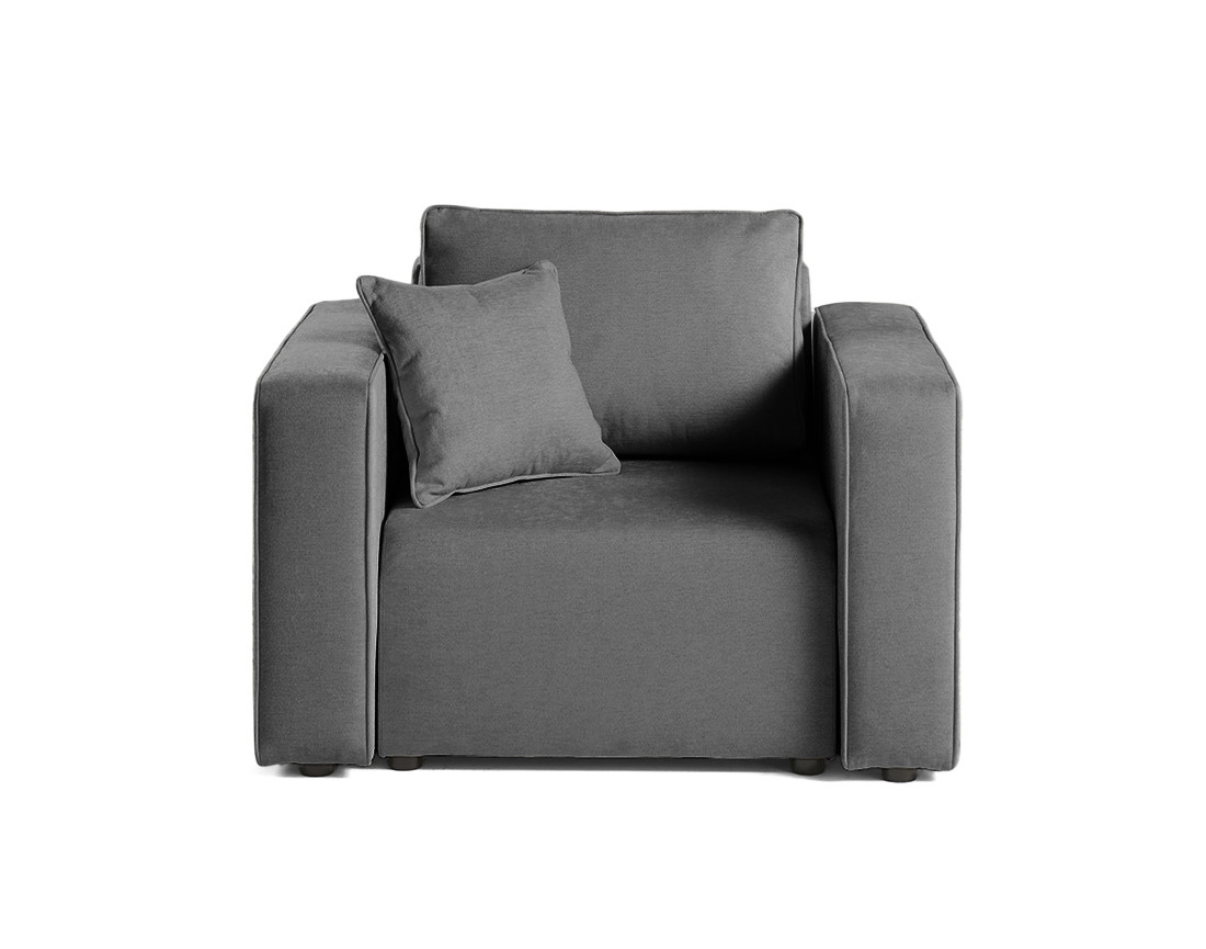 Fauteuil en tissu Topaze