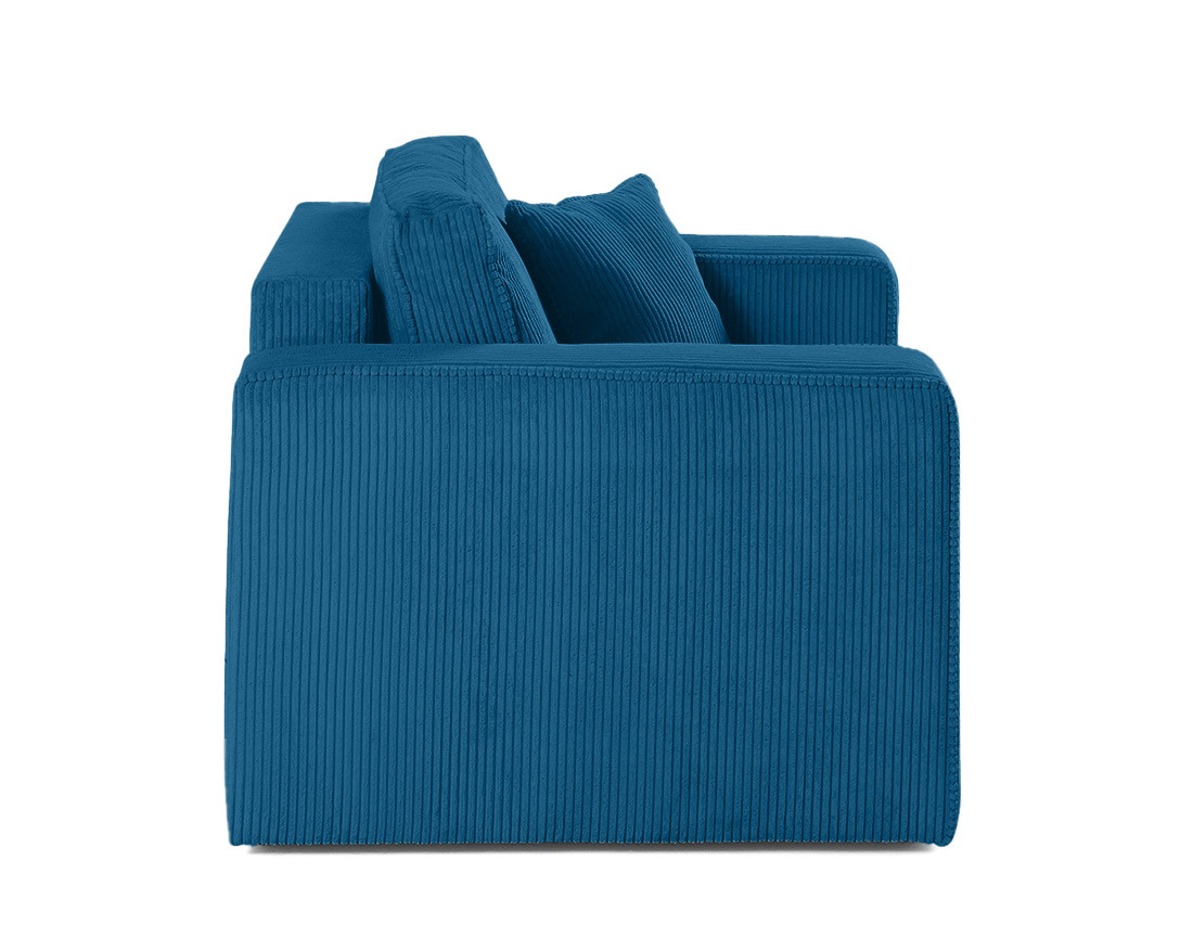 Fauteuil en velours côtelé Topaze