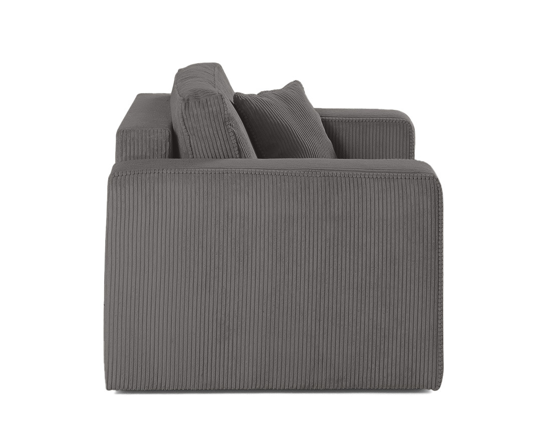 Fauteuil en velours côtelé Topaze