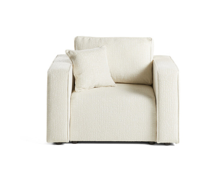 Fauteuil en tissu velours...
