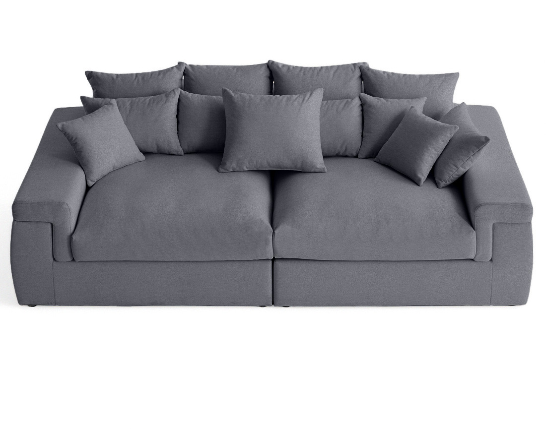 Canapé 4 places - assise profonde - en tissu Sergio