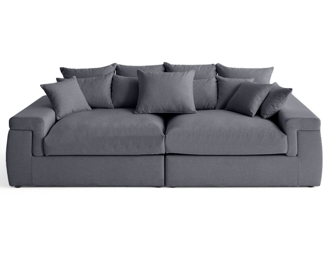 Canapé 4 places - assise profonde - en tissu Sergio