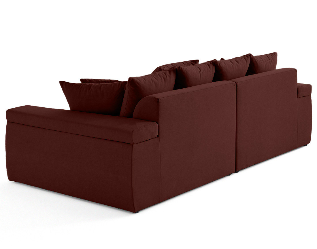 Canapé 4 places - assise profonde - en tissu Sergio