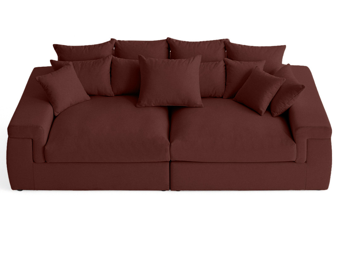 Canapé 4 places - assise profonde - en tissu Sergio