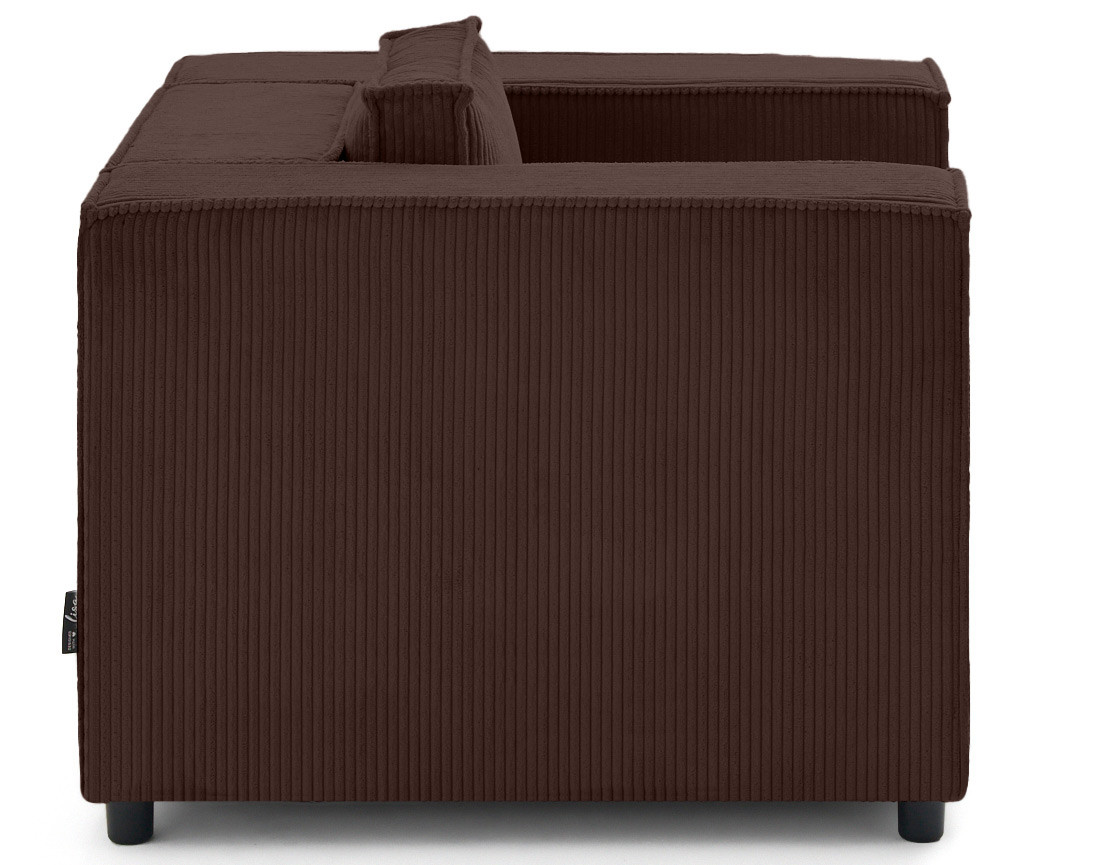 Fauteuil en velours côtelé Stella