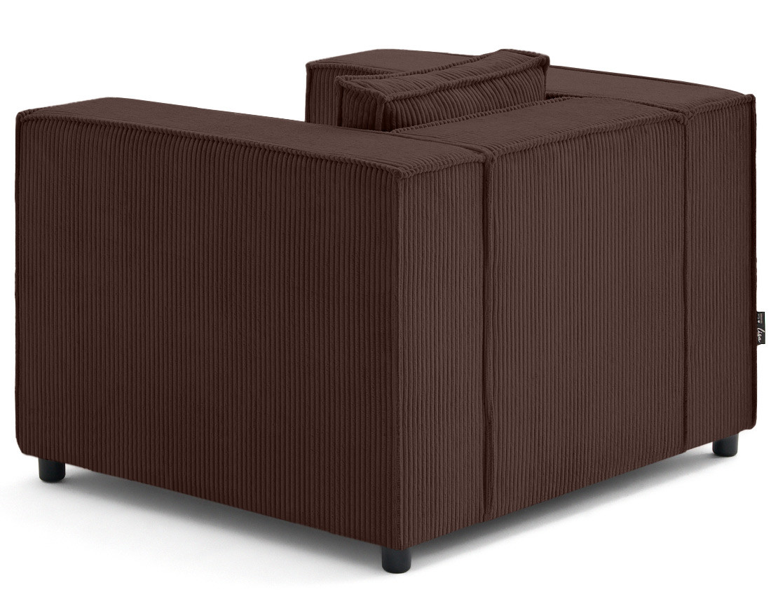 Fauteuil en velours côtelé Stella