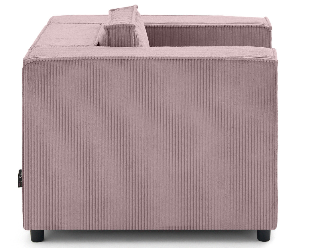 Fauteuil en velours côtelé Stella