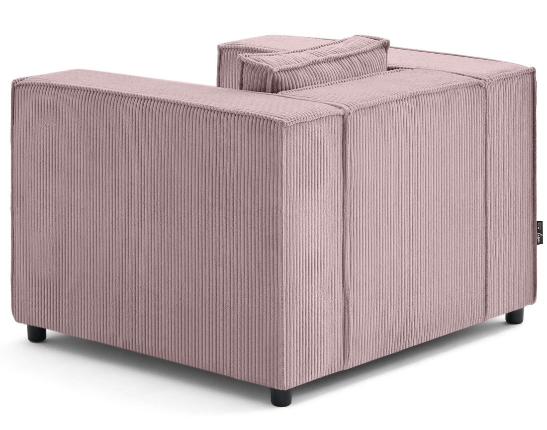 Fauteuil en velours côtelé Stella