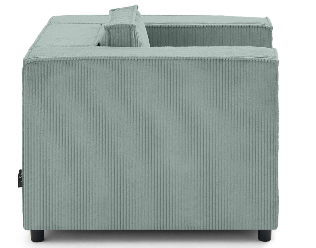 Fauteuil en velours côtelé Stella