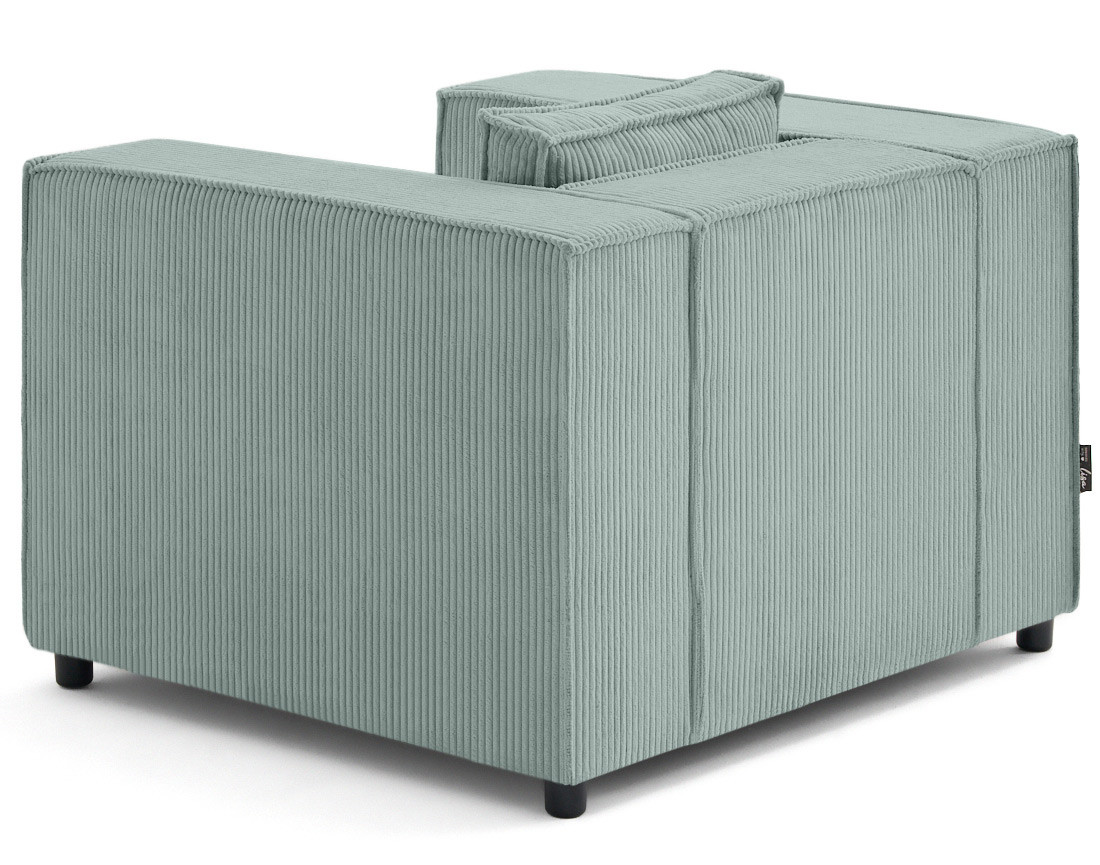 Fauteuil en velours côtelé Stella